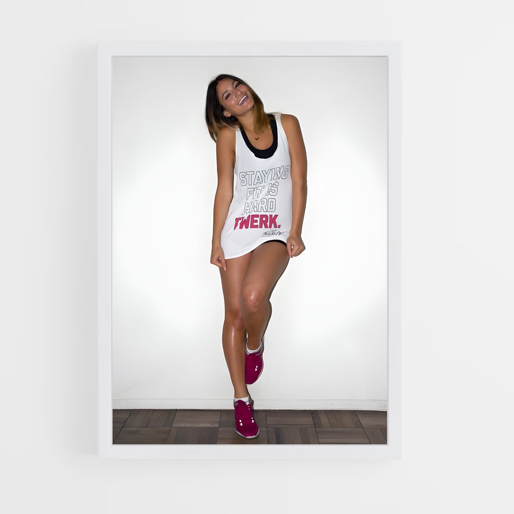 Poster Red Sneakers – affiche Danse (vue 3)